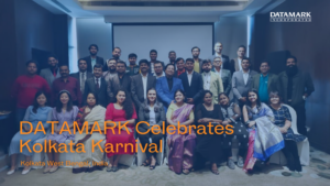 Datamark celebrates Kolkata Karnival is demonstrated by an image of the DMi India Team