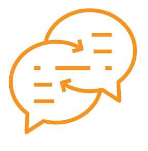 DataSmart helps agents in real-time answer complex questions by leveraging existing knowledge sources. Image of DataSmart representative.