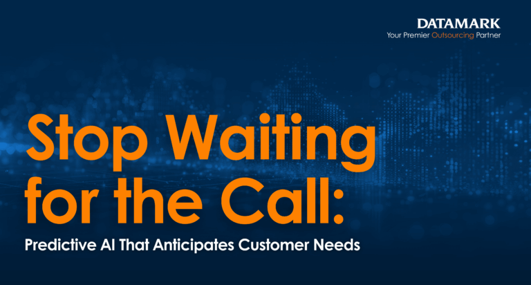 This image depicts AI in contact centers