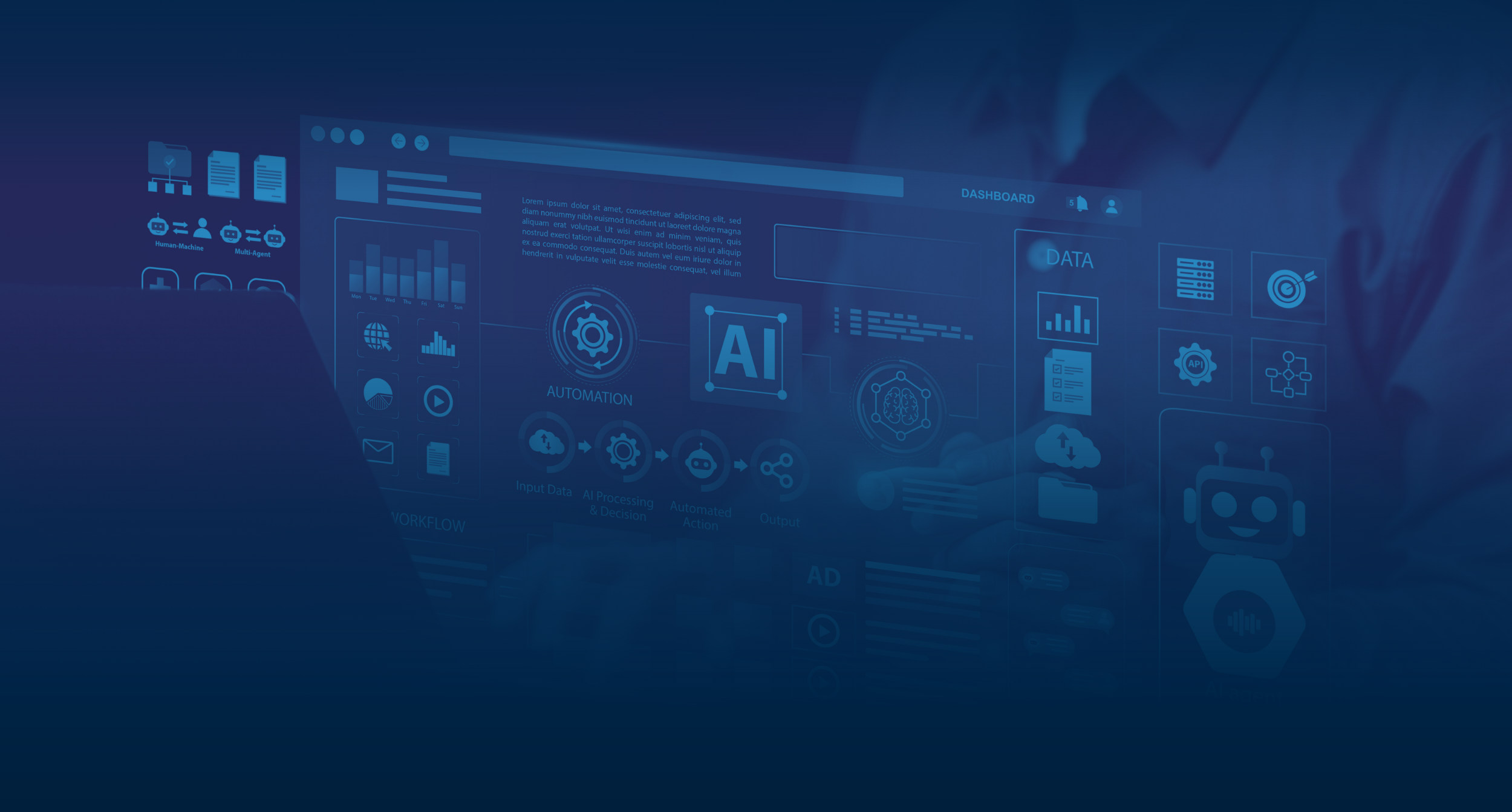 This image depicts both conversational and generative AI